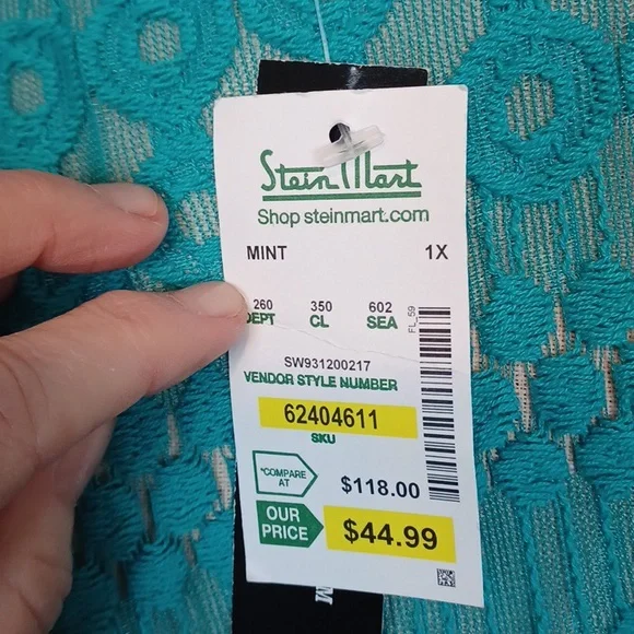 Travel Elements Open Cardigan Size 1X NWT - Picture 7 of 8